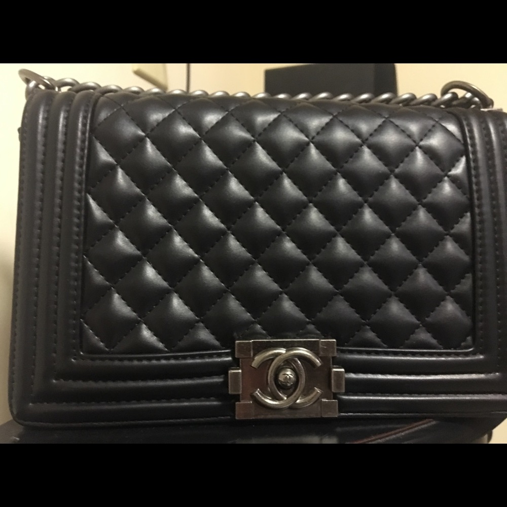 Black Chanel purse, authentic, never used